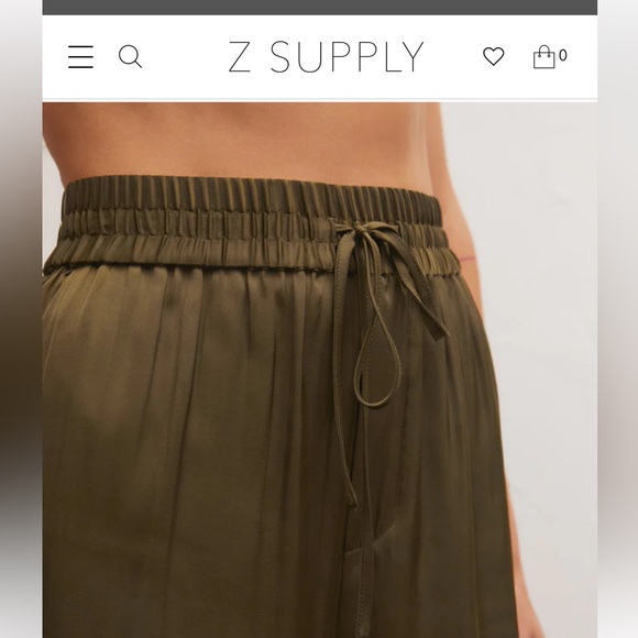 Z Supply Rory Cargo Jogger in Kelp - Picture 6 of 8